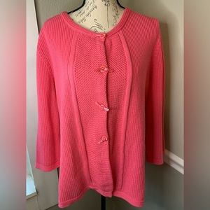 Madison Hill 4 button front cardigan sweater size XL